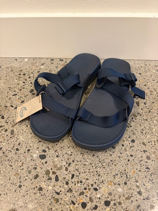 Chaco Other - NWT Chaco Navy Lowdown Slide Sandal with Adjustable Strap